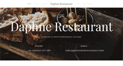 Desktop Screenshot of daphnerestaurant.com