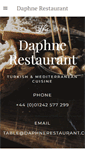 Mobile Screenshot of daphnerestaurant.com